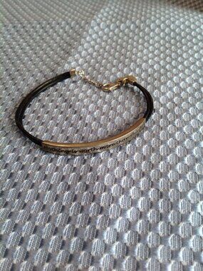 Baroni Designs ' Nothing is Worth More than This Day ' Sterling Silver Bracelet